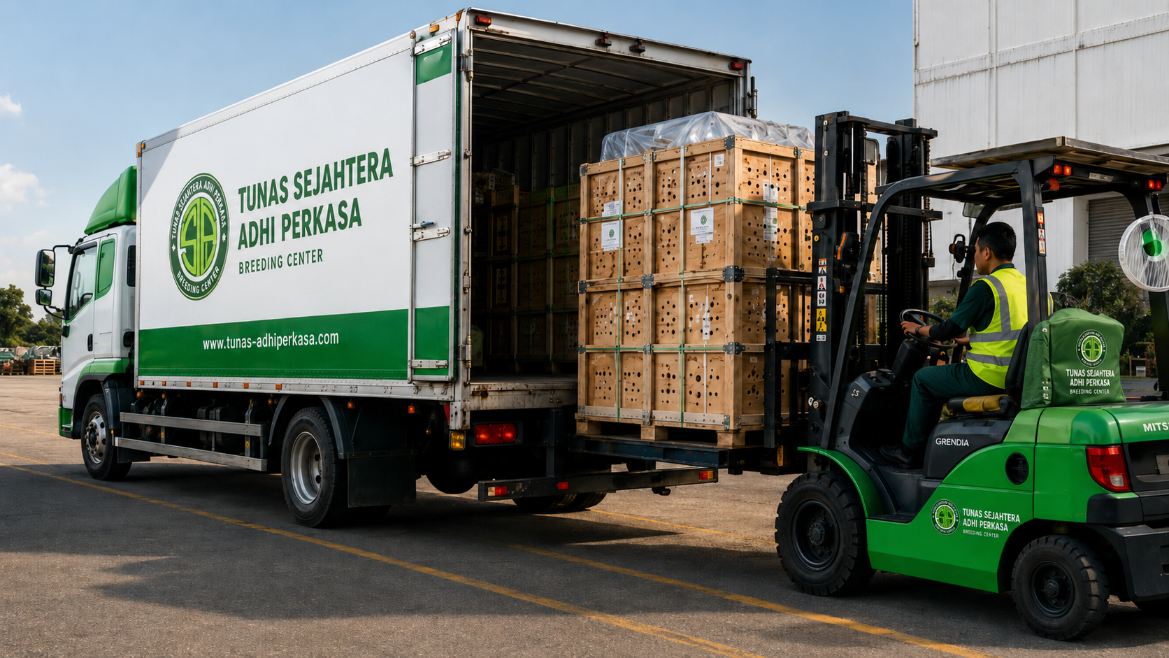 Our commitment logistics process image